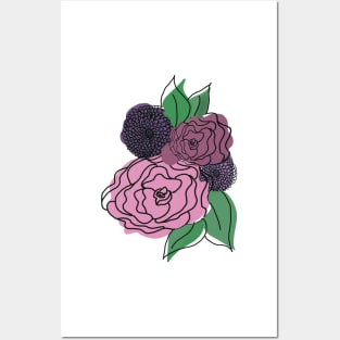 Purple and Violet Flowers Posters and Art